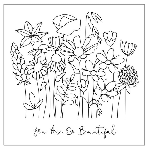 Beautiful Flower Clear Stamp for Card Making Scrapbooking Background Silicone