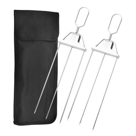 

Yishangzhng Grilling Metal Skewers for Grilling Stainless Steel Grilling fork Grill Skewer for Meats Vegetables Steak Bathroom Organization Home Organization Must Haves 2024
