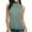 Light Green, variant on Women Summer Tops Top Tee Womens Fit Turtleneck Slim Blouse Shirt Sleeveless Solid Women's Blouse Sweater Top Dark Running Women Camisole with Spandex Chiffon Tops for plus Size Crop Button Beige M