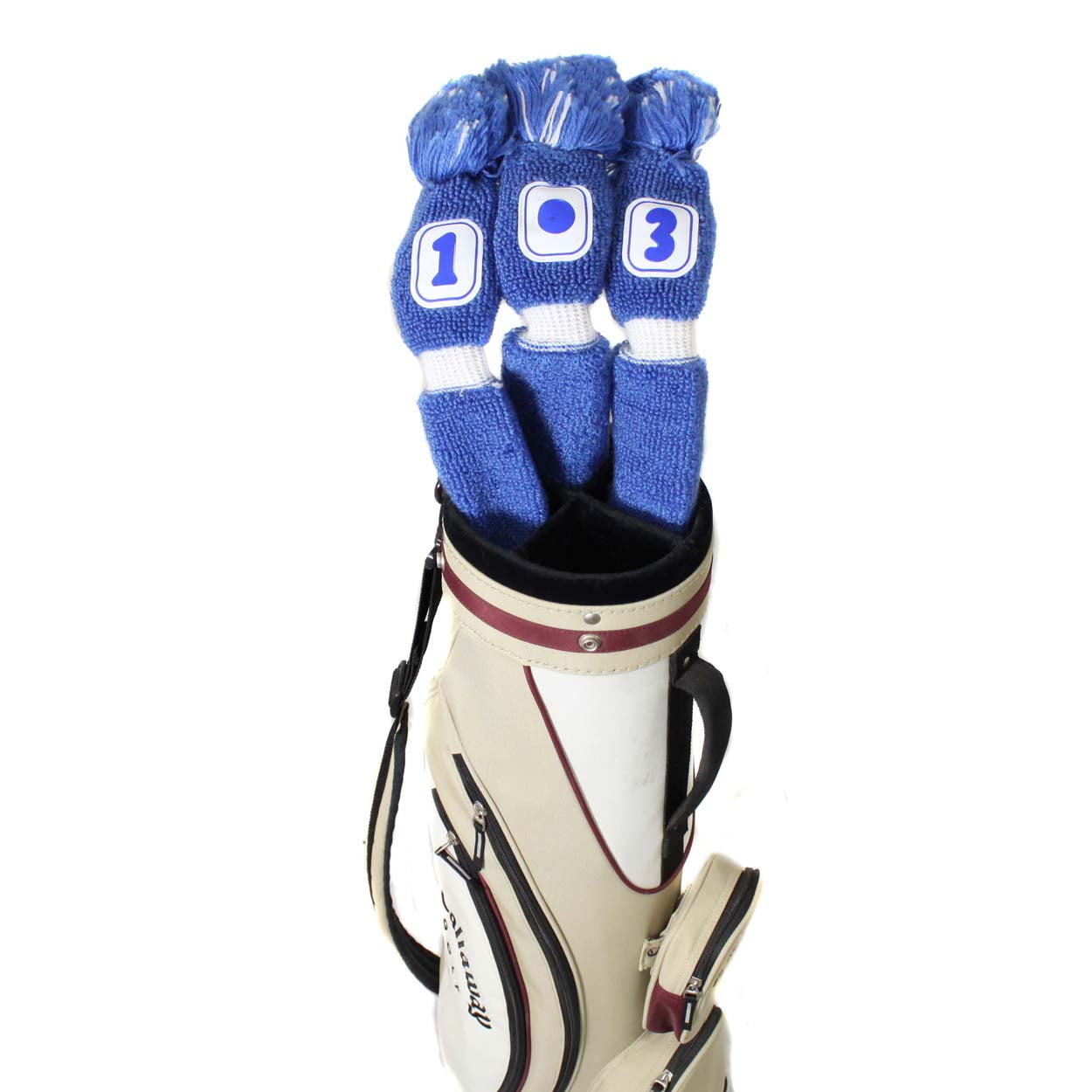 Pro Source Golf Club Knit Headcovers Set of 3 Royal Blue Walmart