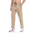 thumbnail image 3 of Pantalones deportivos de senderismo Rapoo 05 para hombre con cintura elástica, color caqui M, 3 of 6