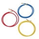thumbnail image 5 of Manguera de carga de refrigerante de 150 cm para aire acondicionado, 3 unidades, 1/4 pulg., compatible con refrigerantes R12, R22 y R502, azul, rojo y amarillo., 5 of 14