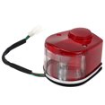 thumbnail image 1 of Tail Lamp, Reliable Lightweight 33702-074-671 OEM Standard Tail Light Assembly Clear Lens  For Motorcycle, 1 of 8
