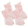 thumbnail image 7 of Gytml 4Pcs Cute Dog Rain Shoes For Small And Medium Puppy, Adjustable Rubber Cartoon Dog Boots,Waterproof, Anti-, Dirt-Resistant Paw Protection Pink-L, 7 of 7