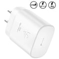 thumbnail image 2 of (3 pack) USB C Charger 25W, PD 3.0 Charger Fast Charging Durable Type C Charger for iPhone 14/14 Plus/14 Pro/14 Pro Max/13/12/11,iPad,Samsung, Android Phones-White, 2 of 10