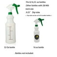 thumbnail image 7 of CarCarez Heavy Duty Trigger Sprayer Replacement for 32 oz Spray Bottles, Green, 12 Pack, 7 of 7
