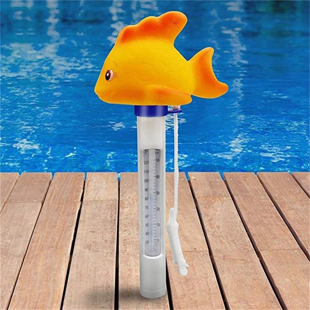 Thermom/ètre de piscine en forme danimal mignon pour b/éb/é canard