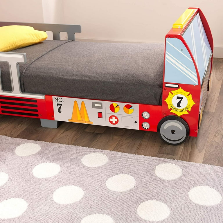 KidKraft Fire Truck Toddler Bed - Walmart.com KidKraft Fire Truck Toddler Bed - Walmart.com