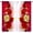 Red-15, variant on Valentine''s Day Valances for Windows/Bedroom/Living Room/Kitchen/Cafe, Red Buffalo Love Heart Semi Sheer Small Curtain Valance Rod Pocket Daisy Spring Light Window Treatment, 54" x 18"
