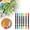 A-C, variant on Fdelink 24 Color Watercolor Pen,White Handle Marker,Brush Marker Pens 24 Colors Art Markers with Fine and Brush Tip Coloring Markers for Journaling Calligraphy Drawing 5Ml