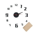 thumbnail image 4 of Soimiss Black Acrylic Wall Hanging Clock Silent Sweep Second Hand Simple Fashion Time Display, 4 of 8