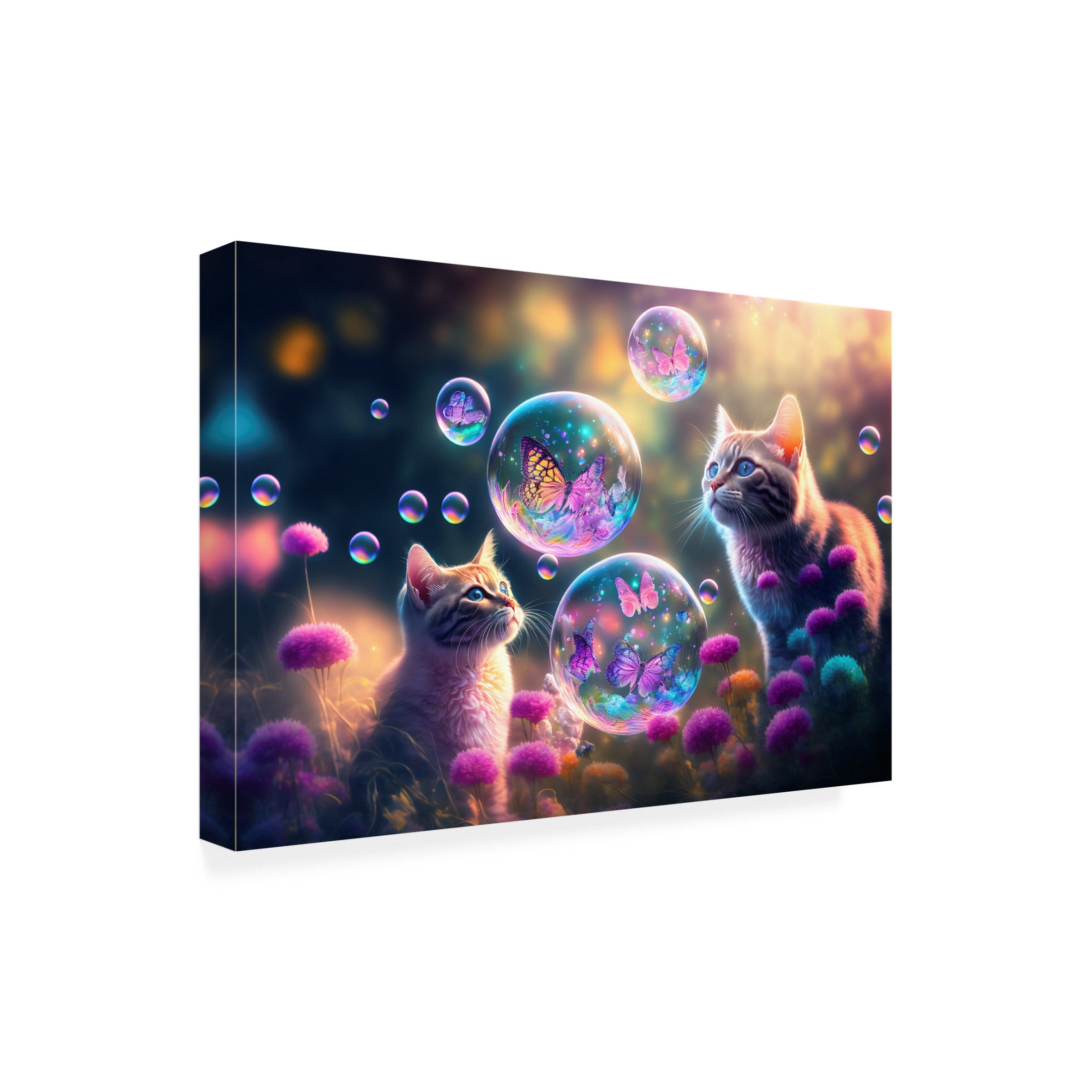 Canvas Wall Art - Ray Heere 'Mystical Morning 9' Wall Art for Living Room, Bedroom, or Office Décor by Trademark Fine Art - 19 x 12 Inches