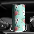thumbnail image 3 of 20oz Bull Terrier Dog and Flower Florals Skinny Tumblers Stainless Steel Tumbler with Lid and Straw,Vacuum Insulated Double Wall Travel Tumbler Cups with Cleaning Brush for Coffee,Tea, 3 of 6