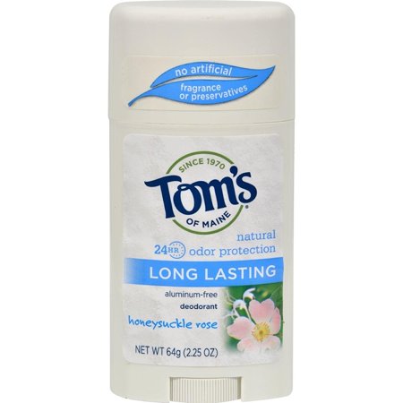 Natural Aluminum Free Deodorant - Tom's of Maine Natural Deodorant Aluminum Free Honeysuckle Rose -- 2.25 oz
