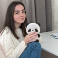 thumbnail image 7 of The Panda Emotional Support Healing on Demand Plush Stuffed Animal Get a Hug Panda Bear Calm Down Stress Relief for Anxiety Sleep Buddy Realistic Lifelike Pets Companion Gifts, 7 of 7
