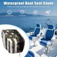 thumbnail image 6 of KUIFORTI American Flag Boat Seat Cover Foldable Outdoor Pontoon Captain Boat Bench Chair Cover UV Resistant Dust Resistant Universal Boat Accessories for Outdoor Yacht Ship Fishing, 6 of 7