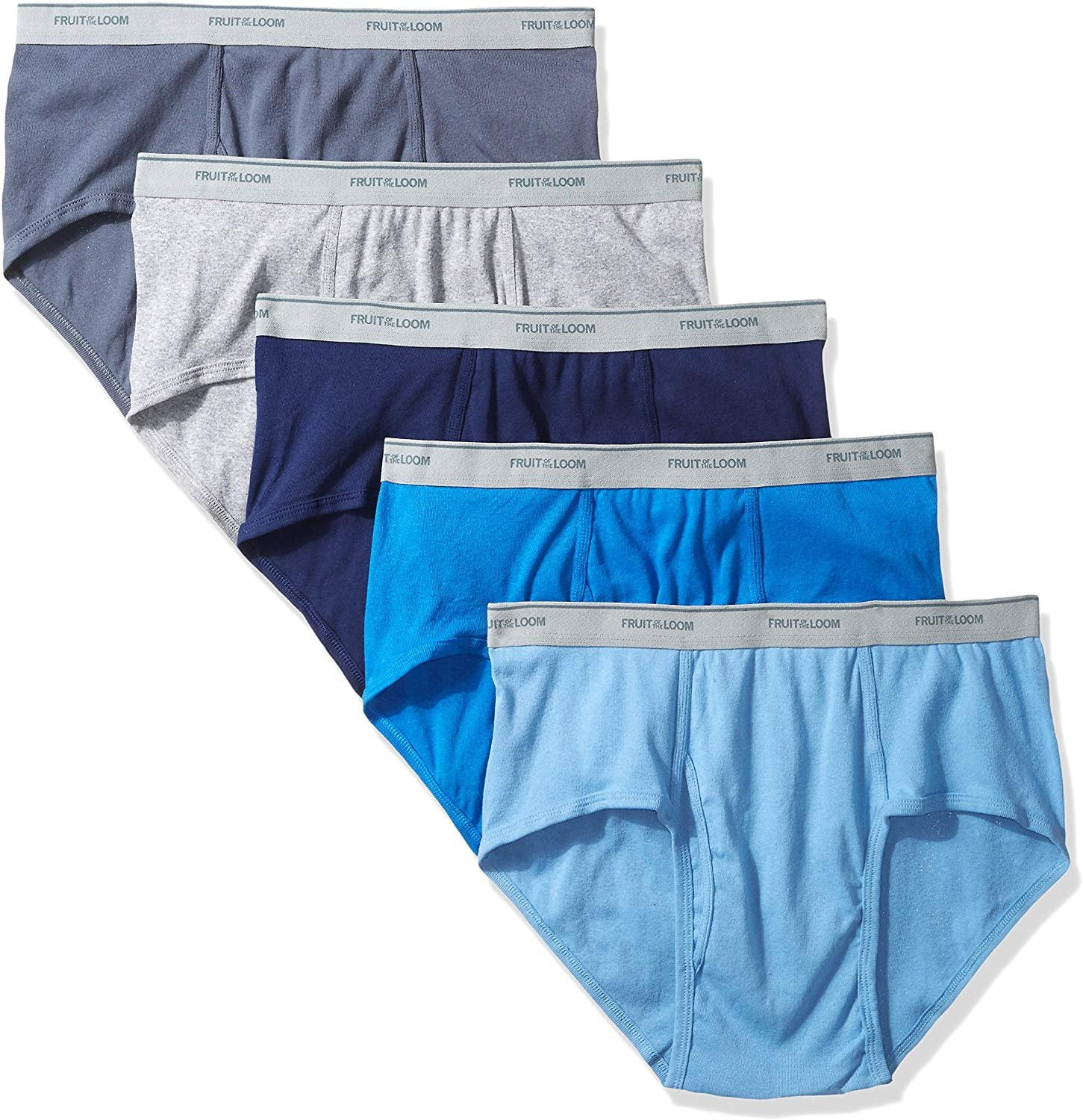 Fruit of the Loom 5pk Fashion Briefs, Large, Colors May Vary, Assorted ...