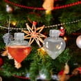 thumbnail image 2 of 10 botellas de plástico transparente para dulces, vacías, para decoración de árboles de Navidad, 2 of 8