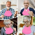 thumbnail image 3 of KONTONTY 1Pc Eating Bib Adults Practical Waterproof Silicone Bib Shape Design, 3 of 6