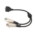 thumbnail image 2 of Cable XLR hembra a R Bling Bling cable de señal de iluminación de escenario 25 cm, 2 of 12