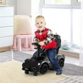 thumbnail image 4 of Gymax 3-in-1 Licensed Lamborghini Ride on Push Car Walking Toy Stroller with USB Port Black, 4 of 8