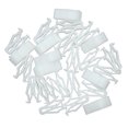 thumbnail image 1 of Unique Bargains 25pcs Universal White Car Interior Console Dashboard Plastic Retainer Clips, 1 of 2
