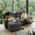 thumbnail image 2 of Sala Esquinera Reclinable Easy Living Dubai Gris Oxford, 2 of 7
