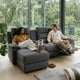 thumbnail image 2 of Sala Esquinera Reclinable Easy Living Dubai Gris Oxford, 2 of 7
