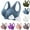 Blue, variant on HomeDM Womens Seamless Bras - No Underwire Comfort Push Up Bras with Removable Pads Solid Color Soft Wireless Bralettes Full Coverage Yoga Sports Everyday Bras - Blue/M