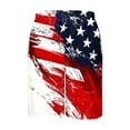 thumbnail image 4 of Men's American Flag Swim Trunks Usa 4Th of July Patriotic Board Shorts Quick Dry Lined Beach Shorts Knee Length Plus Size Sweatpants with Pockets, 4 of 5