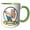 Green/White, variant on 3drose, Funny Worlds Greatest Mover Ii Cartoon, 15oz Mug