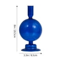 thumbnail image 2 of PENGXIANG 1Pc Colorful Glass Desktop Decorative Adornment Candle Holder Home Decor, 2 of 6