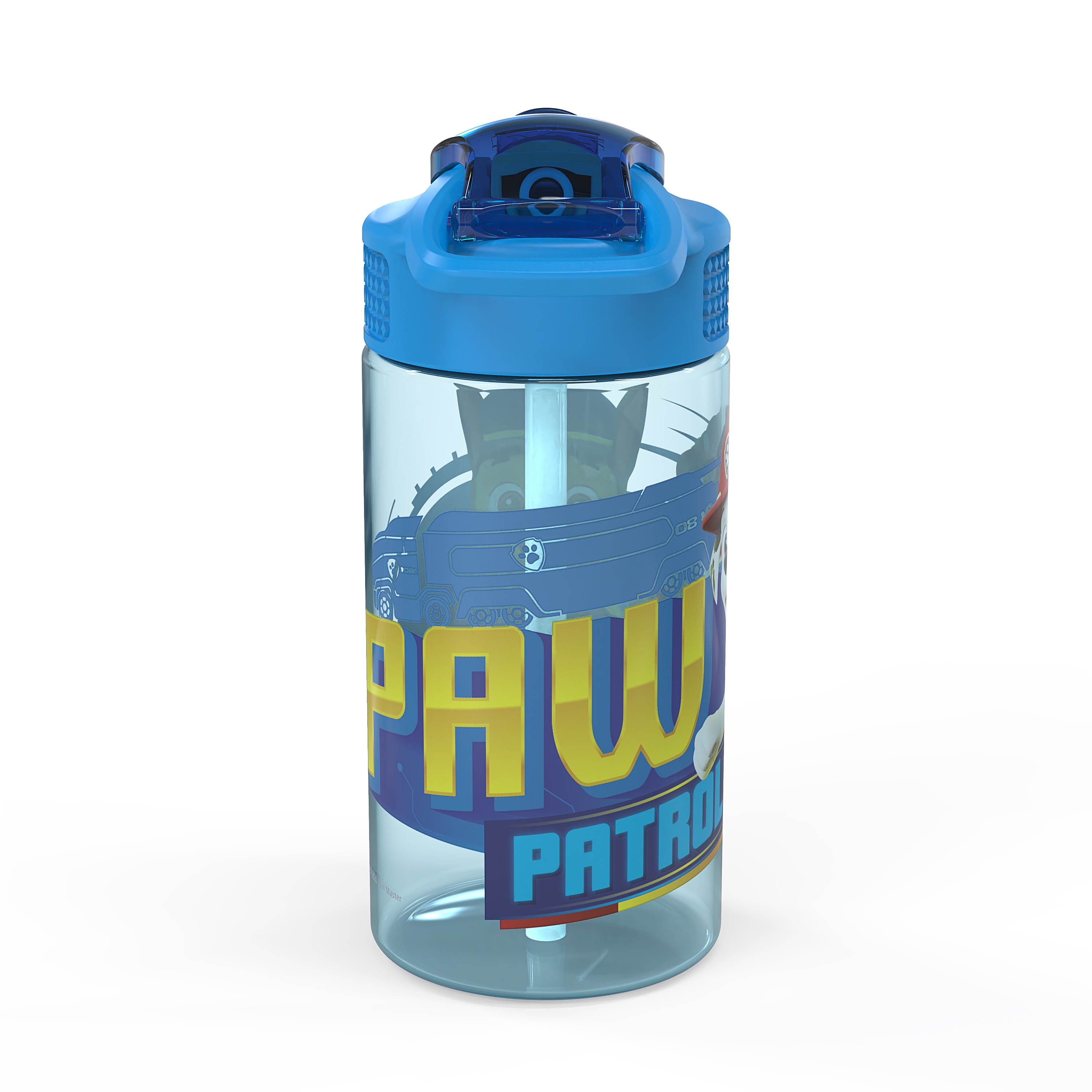 2Pk Straw Sipper Water Bottle,Paw Patrol/Peppa Pig 420ml,340ml School Kids  Gift