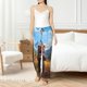thumbnail image 4 of Fotbe Snowy Mountain Photography Bear Pantalones de Pijama para Mujer, Pantalones de Dormir, Pantalones Pj con Cordón y Bolsillos-X-Large, 4 of 6