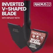 Root Slayer 2.0 RS226 Garden Edger with Serrated Blade and Ergonomic O-Handle