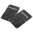 thumbnail image 3 of PVC Guitar Backplates, Replacement Parts Compact Size 2PCS Electric Guitar Back Cover  For Musical Instruments Red,Black,White, 3 of 8