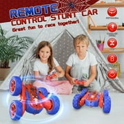 JBeeCtrl Remote Control Car 360° Flips 4WD Wheel Rechargeable Stunt Battery-Powered RC Car Christmas Birthday Gift for Kids Boys