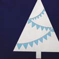 thumbnail image 3 of 16" x 16" Simply Daisy Garland Tree Polyester Accent Pillow, Navy (1 Count), 3 of 4