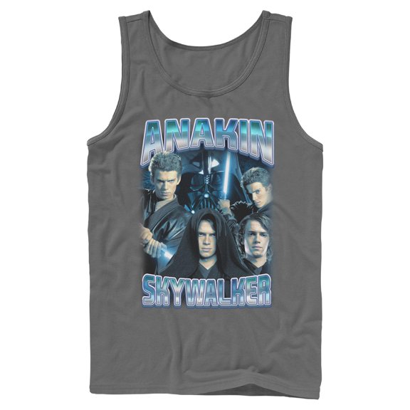 Mens Star Wars Anakin Skywalker Collage Tank Top