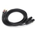 thumbnail image 2 of Cable XLR hembra doble a RCA doble Bling Bling JD6053‑3 m Cable de conexión de audio estéreo para micrófono, 2 of 12
