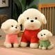 thumbnail image 5 of Peluche de perro Kawaii para niños, muñeco de peluche de 25/35/45CM, color blanco, ideal para regalo de cumpleaños, 1 unidad, 5 of 5