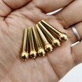 thumbnail image 5 of Guitar Bridge Pins 6Pcs, Brass Endpin Pegs Fixed Cone, with Bridge Pin Puller Remover & 5 Guitar Picks, 5 of 5