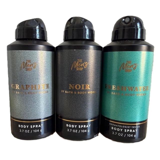 Body Spray Bath & Body Works The Men's Shop, paquete de 3