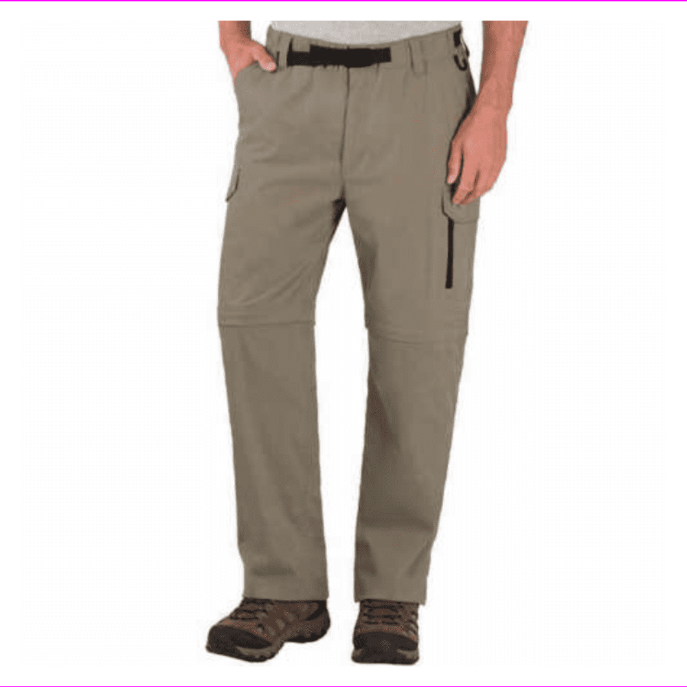 BC Clothing men Elastic waist with adjustable built-in belt 