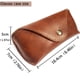 thumbnail image 5 of Estuche para Anteojos LogHog Portátil de Cuero para Gafas de Sol Marrón, 5 of 9