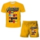 thumbnail image 1 of Marvel Hulk Capitán América Spiderman camiseta + Pantalones cortos trajes bebé niño ropa verano niños ropa conjuntos niños camisetas Girls11T Gao Jinjia LED, 1 of 2