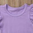 thumbnail image 5 of Kiapeise Baby Girl Ruffle Sleeve T-Shirt Top Basic Tee Summer Outfit, 5 of 5