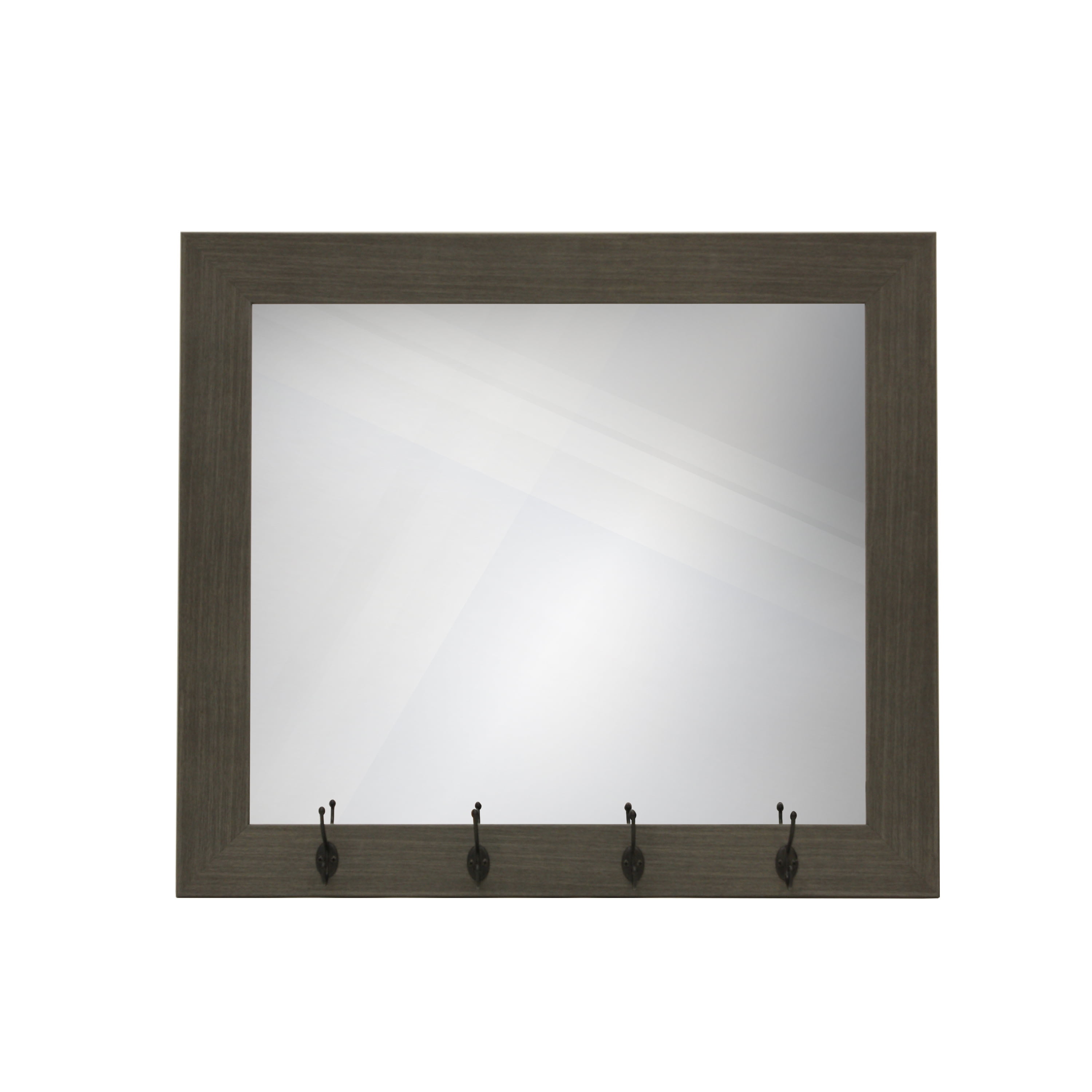 Better Homes and Gardens 22 inch by 26 inch Gray Finish Mirror with