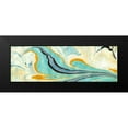 thumbnail image 2 of Ludwig, Alicia 14x7 Black Modern Framed Museum Art Print Titled - Placid II, 2 of 5