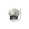 thumbnail image 2 of Vickerman Artificial White Mini Hydrangea Set. Comes as a Set of 3., 2 of 2